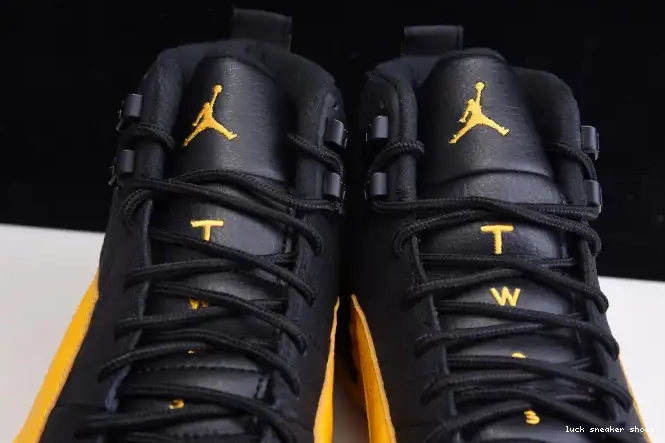 Reps LUCY Retro 12 Black University Gold 130690-070 Air Jordan 0518